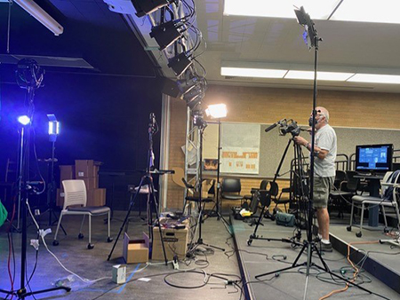 Behind the scene