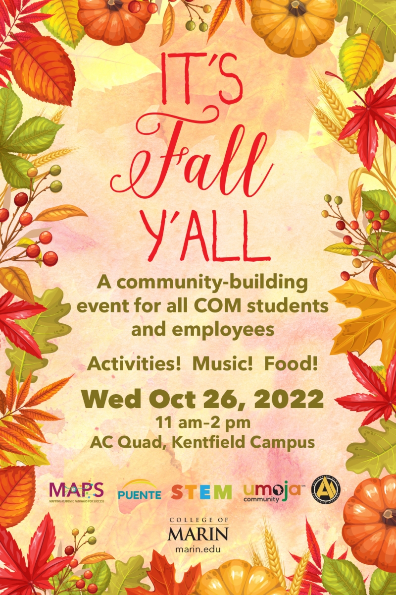 It's Fall Y'all event poster