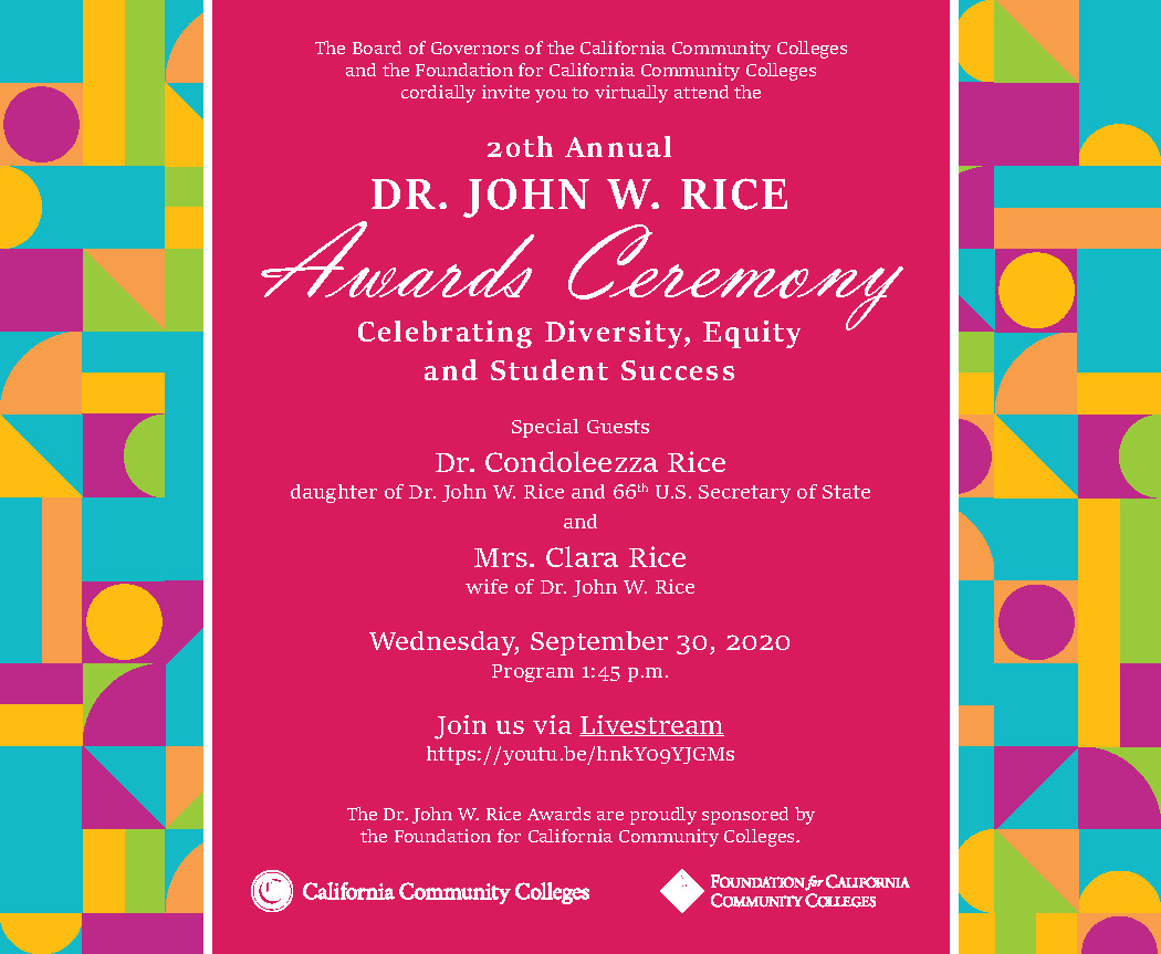 Invitation - Rice Awards