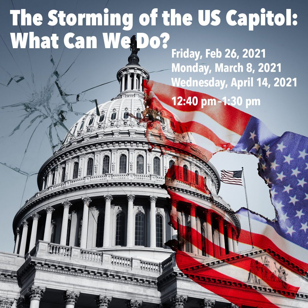 US Capitol and American flag