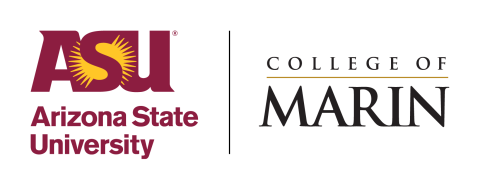 ASU-College-of-Marin-partnership-logo
