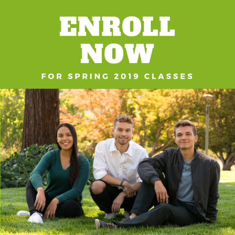Enroll Now - Spring 2019