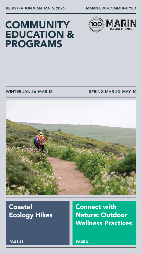 Community Education Winter-Spring 2026 Schedule